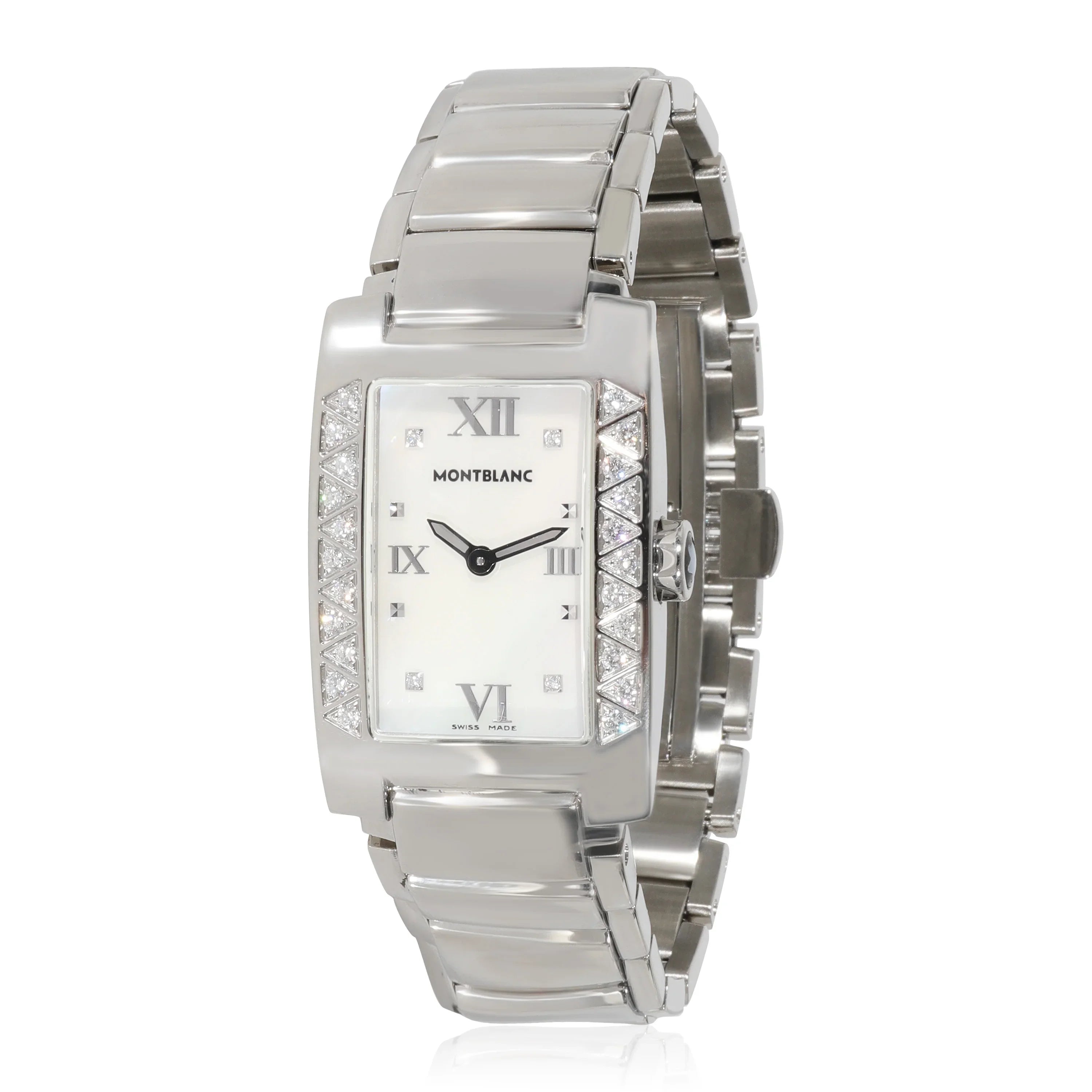Montblanc Profile Elegance 36127 Women's Watch in  Stainless Steel Pre-Owned