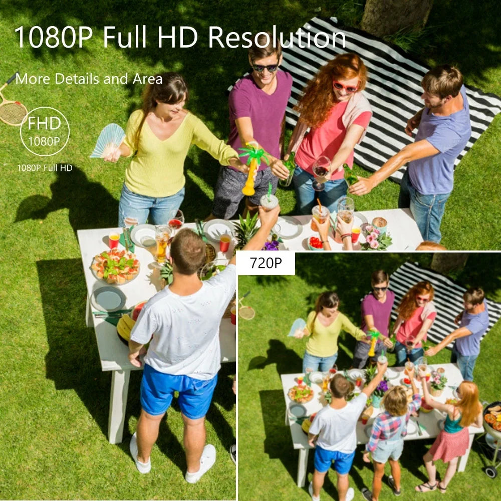 Carevas 1080P Full High Definition  Waterproof Outdoor with  Night Vision For Analog   System