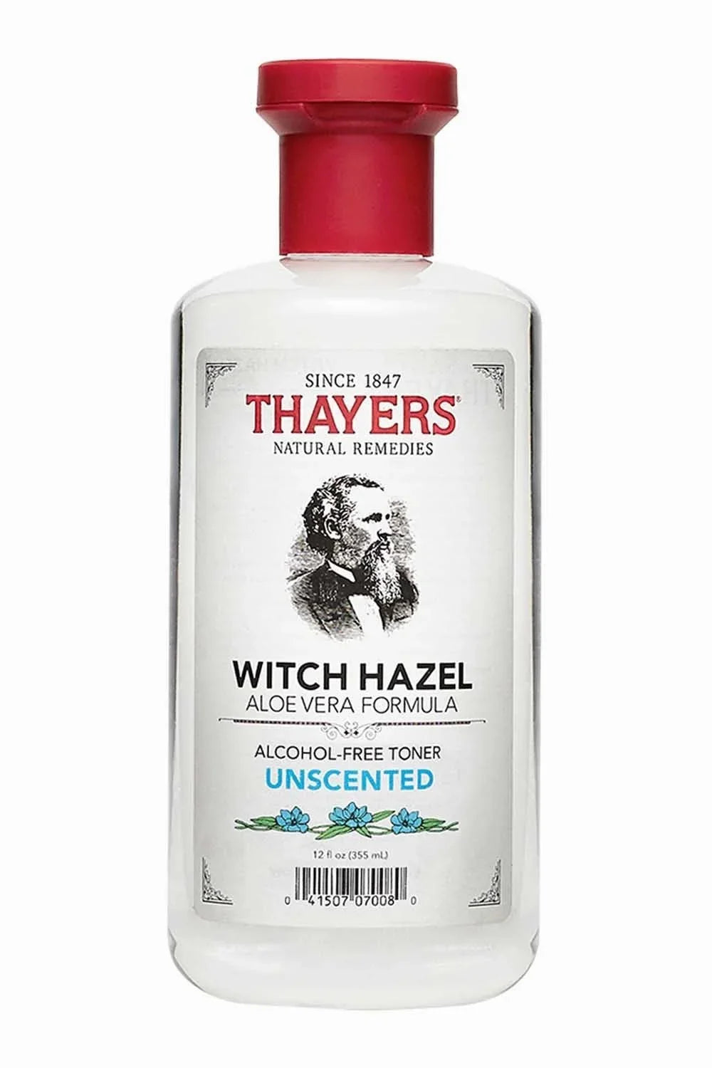 Thayers Alcohol-Free Witch Hazel with Organic Aloe Vera Formula Toner, Unscented 12 oz (Pack of 3)