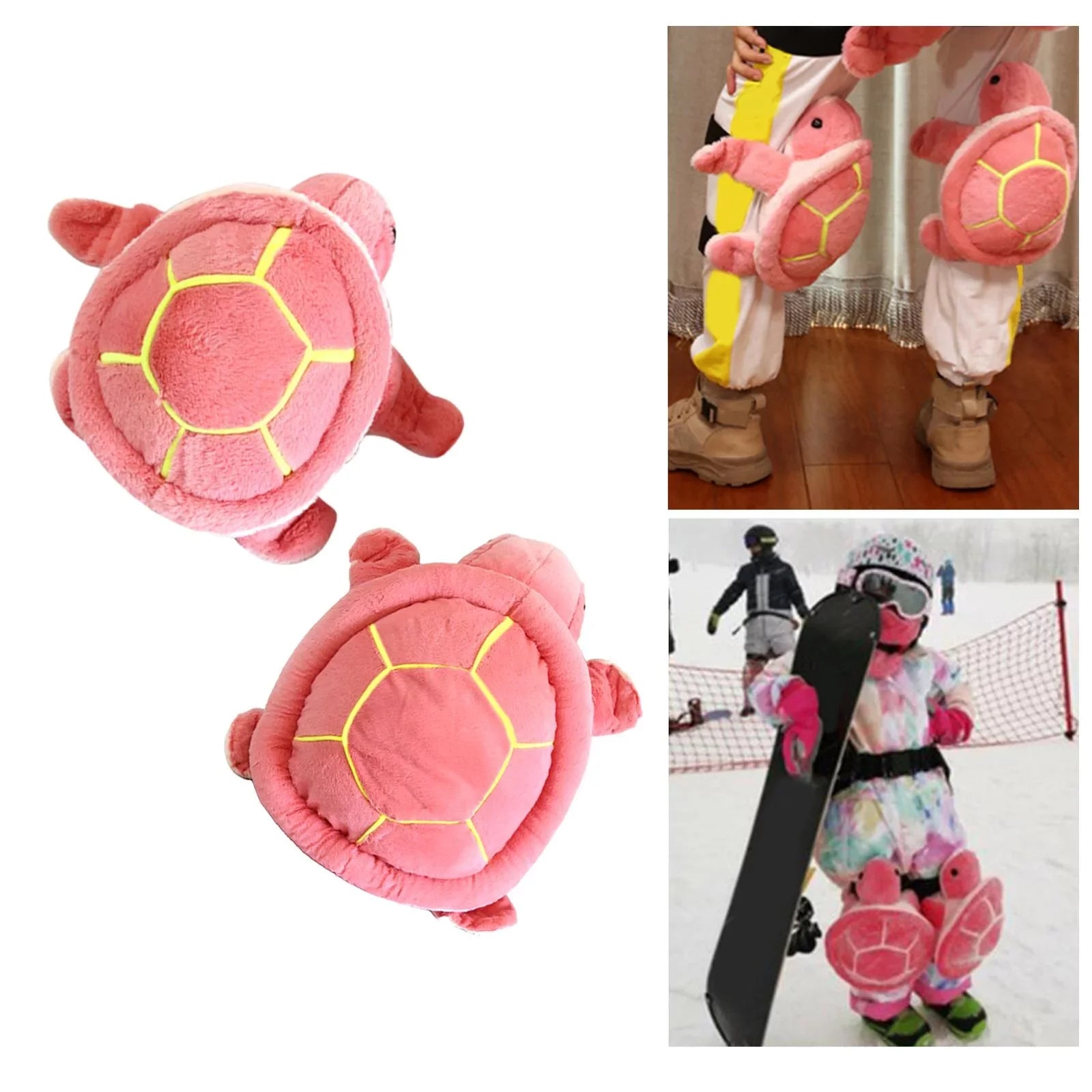 Ski Protective Gear Knee Pad Pad Pads - Cracking Cold Fall Turtle for Skating Figure Skating , 1 Pair Knee
