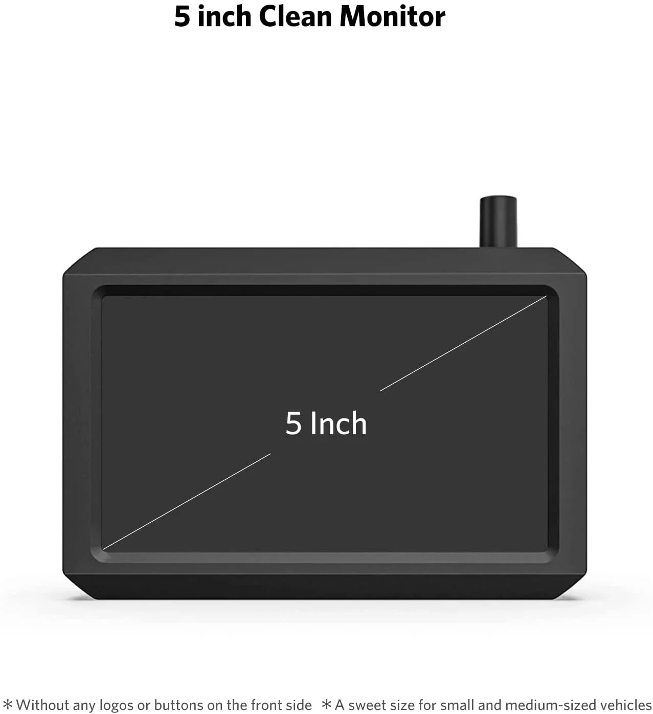 K7Pro  Wireless Backup Camera for Trucks, Support 2 Cameras, 5″ -  Monitor and Waterproof Rear View Camera for Car//Van/Mini /Pickup