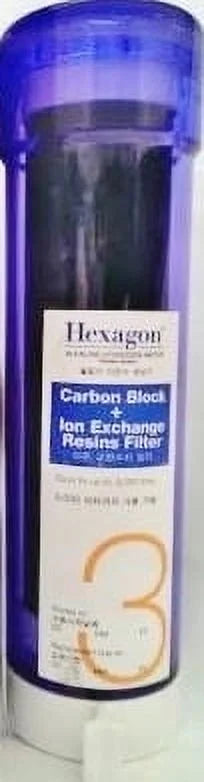 Hexagon Carbon Block + Ion Exchange Resins Filter #3