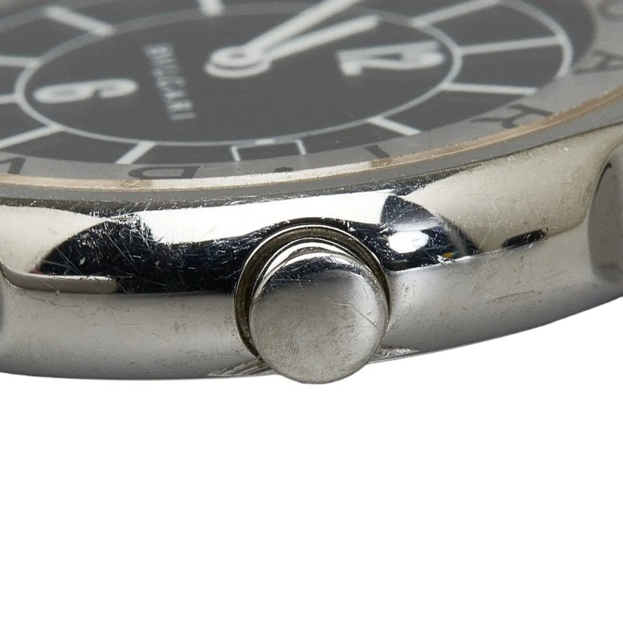 Pre-Owned  Solotempo Leather (non-original) Watch  Quartz Black Dial Stainless Steel Women's (Good)