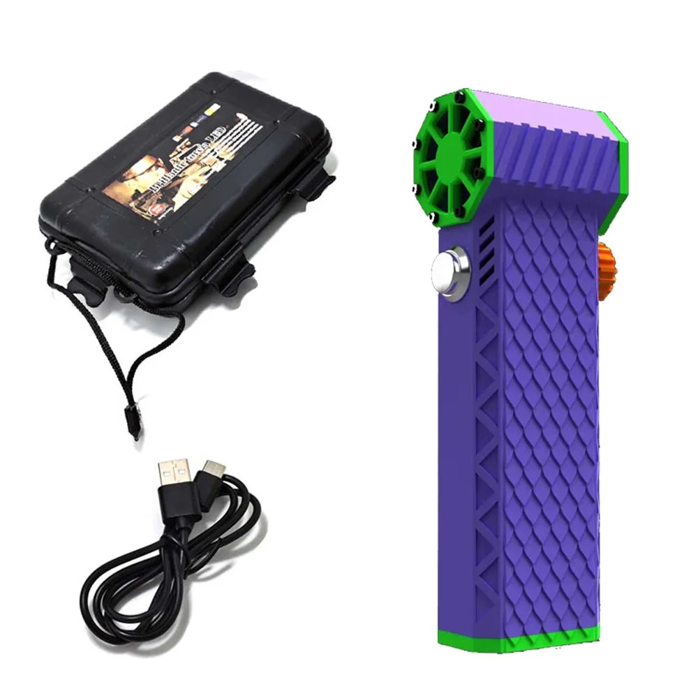 Htovila Jet Fan,Compressed Air Fan 110 Air Tool Blower Compressed Motor Fan 000rpm Turbofan HandheldBlower 110 000rpm Turbofan 180w Pristin Fan 180w Nebublu Owsoo Tool Type-c Blower