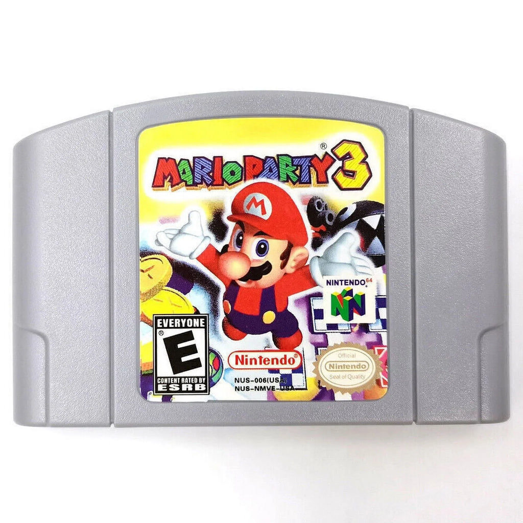 Mario Kart 64 Smash Bros Party 1 2 3 GoldenEye 007 Video Game For Nintendo