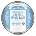 Dr. Bronner's - Organic Magic Balm (Baby Unscented, 2 Ounce, 2 Pack) Made with Organic Beeswax and Hemp Oil, Moisturizes and Soothes Hands, Face and Body, Relieves Dry Skin, Helps Prevent Diaper Rash