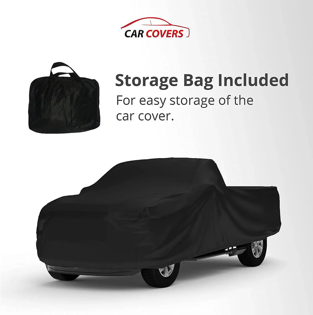 Indoor Truck Cover Compatible with 2001-2004  Sonoma Crew Cab, 4.5 Foot Bed - Black Satin - Ultra Soft Indoor Material - Keep Vehicle Looking Between Use - Includes Storage Bag