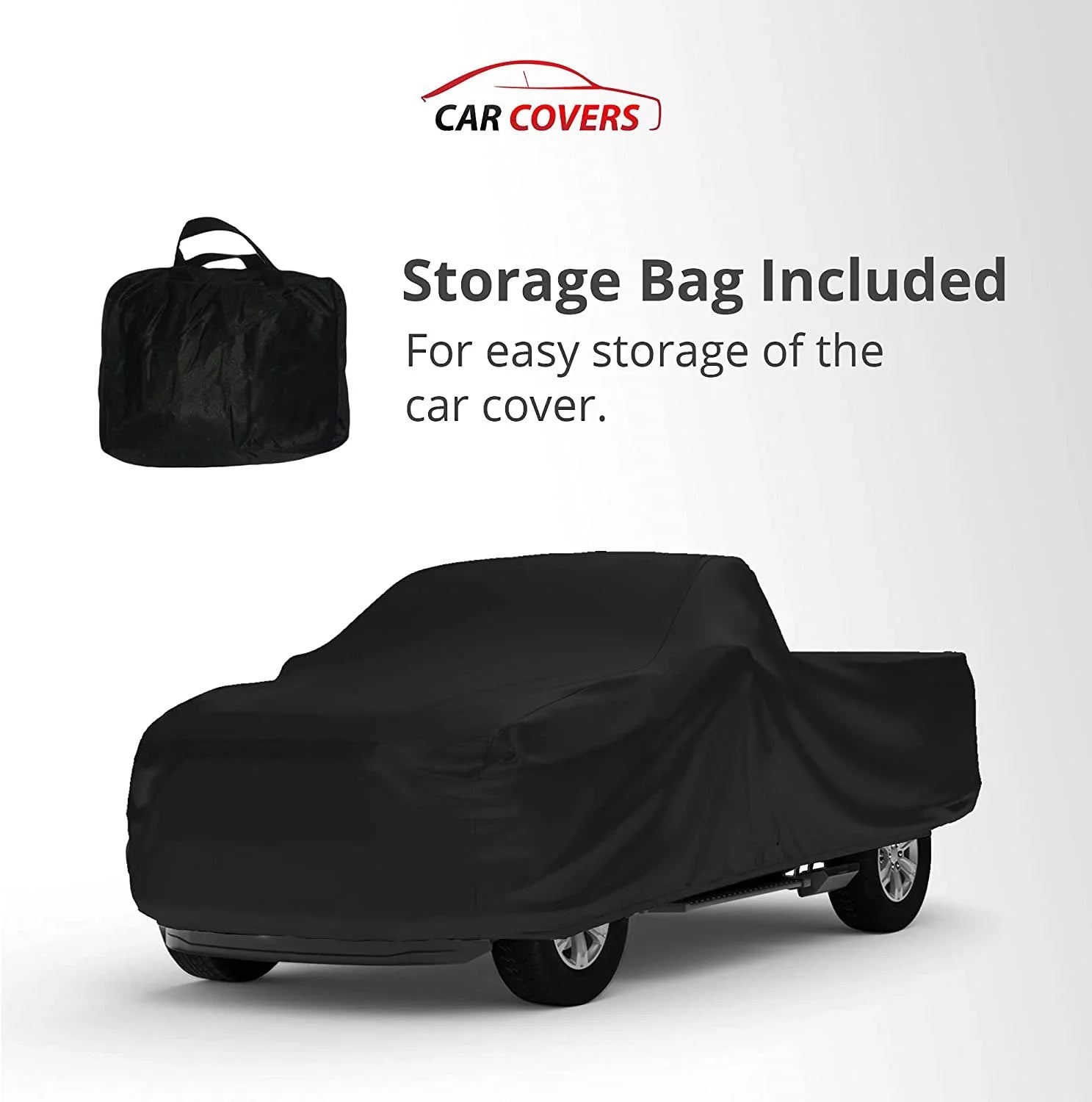 Indoor Truck Cover Compatible with 2001-2004  Sonoma Crew Cab, 4.5 Foot Bed - Black Satin - Ultra Soft Indoor Material - Keep Vehicle Looking Between Use - Includes Storage Bag