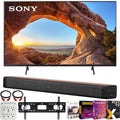 Sony  50"  4K Ultra   Smart  (2021 Model) Bundle with Deco Home 60W 2.0 Channel Soundbar w/subwoofer + Wall Mount Kit + Premiere Movies Streaming 2020 + 6-Outlet Surge Adapter