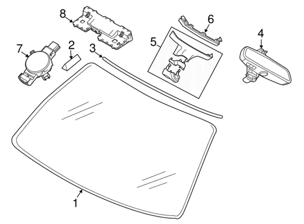 New Genuine  Kafas Camera (2019-2022)  66515A081A1