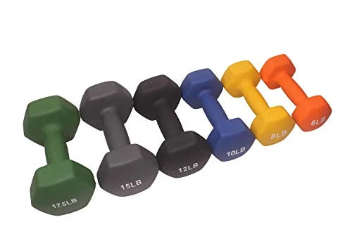 Neoprene Dumbbell |Coated Colorful Hand Weights in Pair