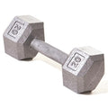 Hex Dumbbell with Straight Handle, 20 lbs