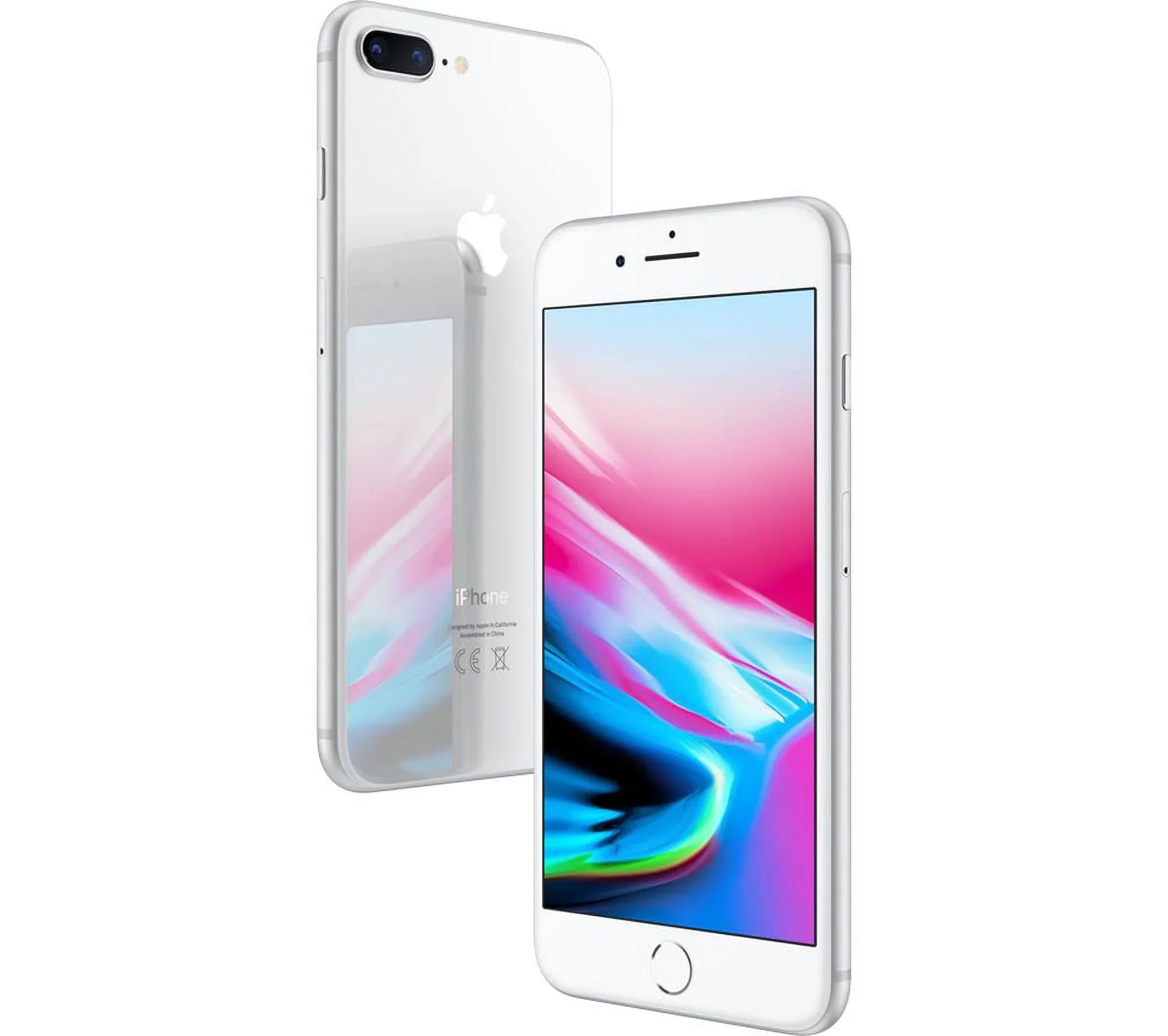 Pre-Owned iPhone 8 Plus 256GB Silver (Boost Mobile) (Refurbished: Good)
