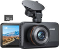 iZEEKER 4K Dash Cam Front with MicroSD Card, 4K 30FPS/1080P 60FPS Dash Camera for Cars, Car Camera with Super Night Vision, , Emergency Recording, Parking Monitoring