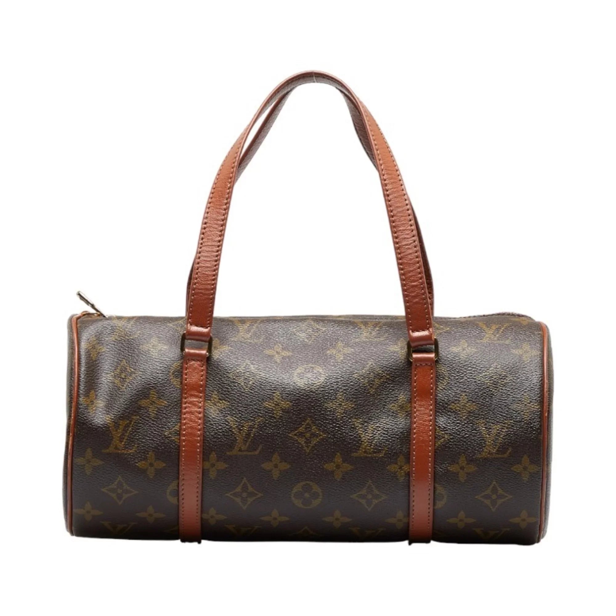 Pre-Owned Louis Vuitton Monogram Papillon 30 (Old) Handbag  Brown  Leather Ladies   (Good)
