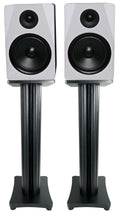 (2) Rockville  8"  Studio Monitor Speakers+28" Black Premium Stands