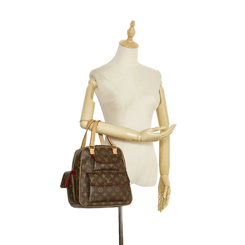 Pre-Owned Louis Vuitton Monogram Exantry Cite Handbag  Brown  Leather Ladies   (Good)