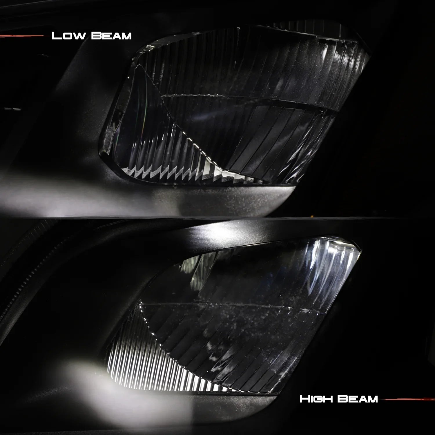 '- Fits 2018-2023 Freightliner Cascadia 113 116 125 126  Full- Black Housing Headlights - Driver Side Replacement