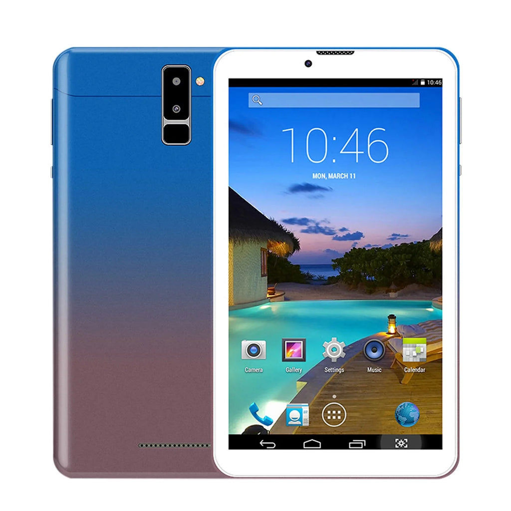 lulshou  7 Inch 8 Core Android Tablet  High Definition Screen WiFi Bluetooth Voice Call Game Video Learning Tablet  Card Communication Function