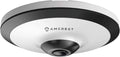 Amcrest 5-Megapixel Fisheye Camera, UltraHD Security PoE Camera Indoor, 1.4mm Lens, 33ft Nightvision, 360° Panoramic Camera Coverage, Cloud and MicroSD Recording, - (White)