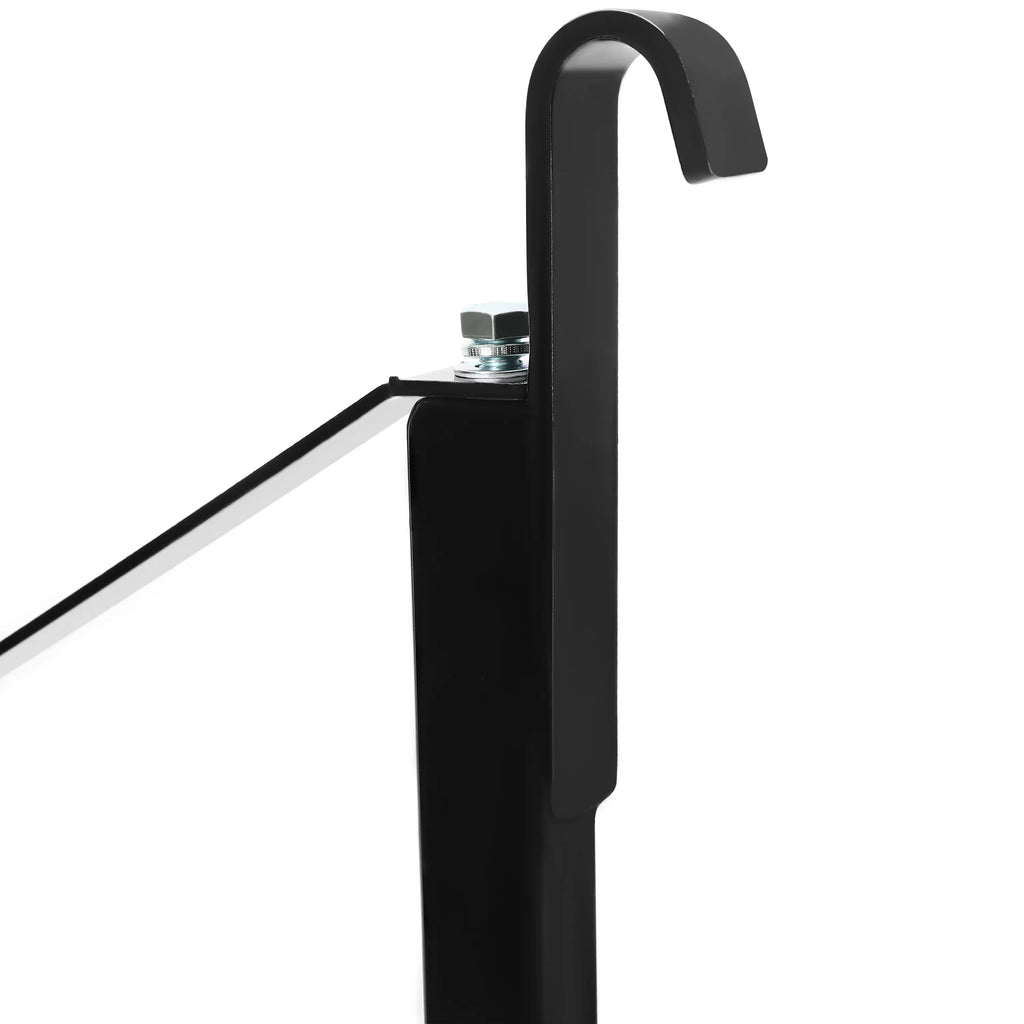 Cargo Shipping Container Shelving Brackets Black Powder Coated Steel Shelf Brackets for Heavy Duty Trailer Containers