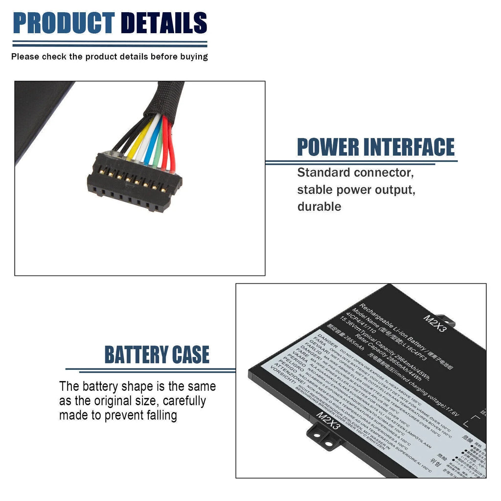 Laptop Battery for Lenovo ThinkPad P43s     02DL007