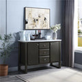 54 x 18 x 36 in. Madan Server, Gray Oak