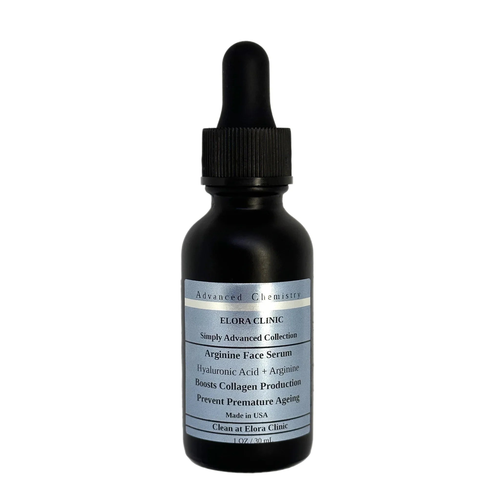 Elora Clinic Arginine Serum - Hyaluronic Acid + Arginine - Hydrating & Soothing Hyaluronic Acid + Arginine - Oil Free - Water Based