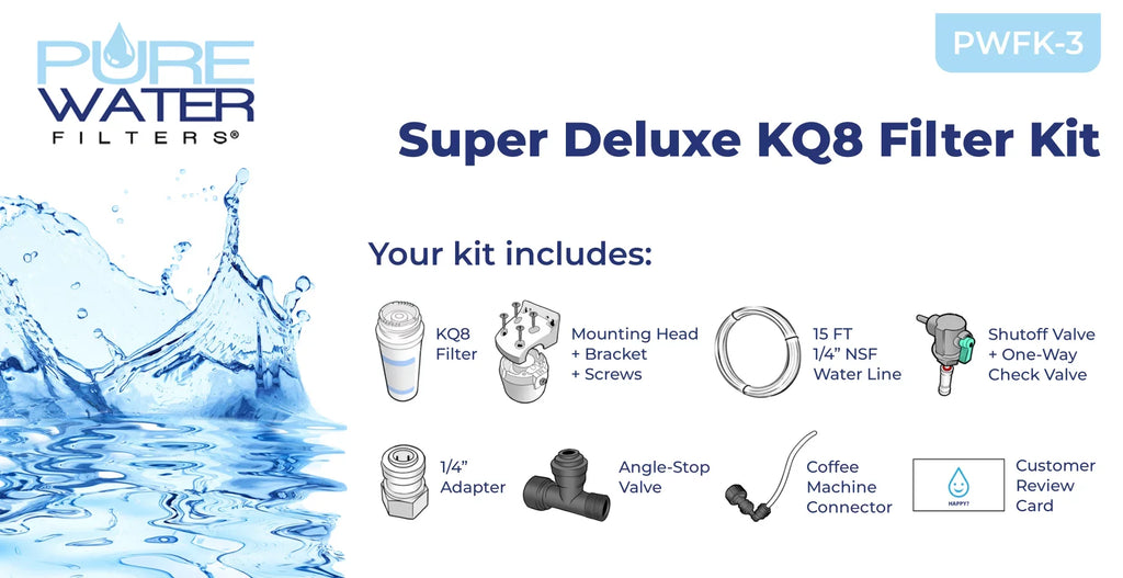Keurig , , ,  All-in-one Direct Water Line Plumb and Filter Kit for Keurig Brewers by PureWater Filters