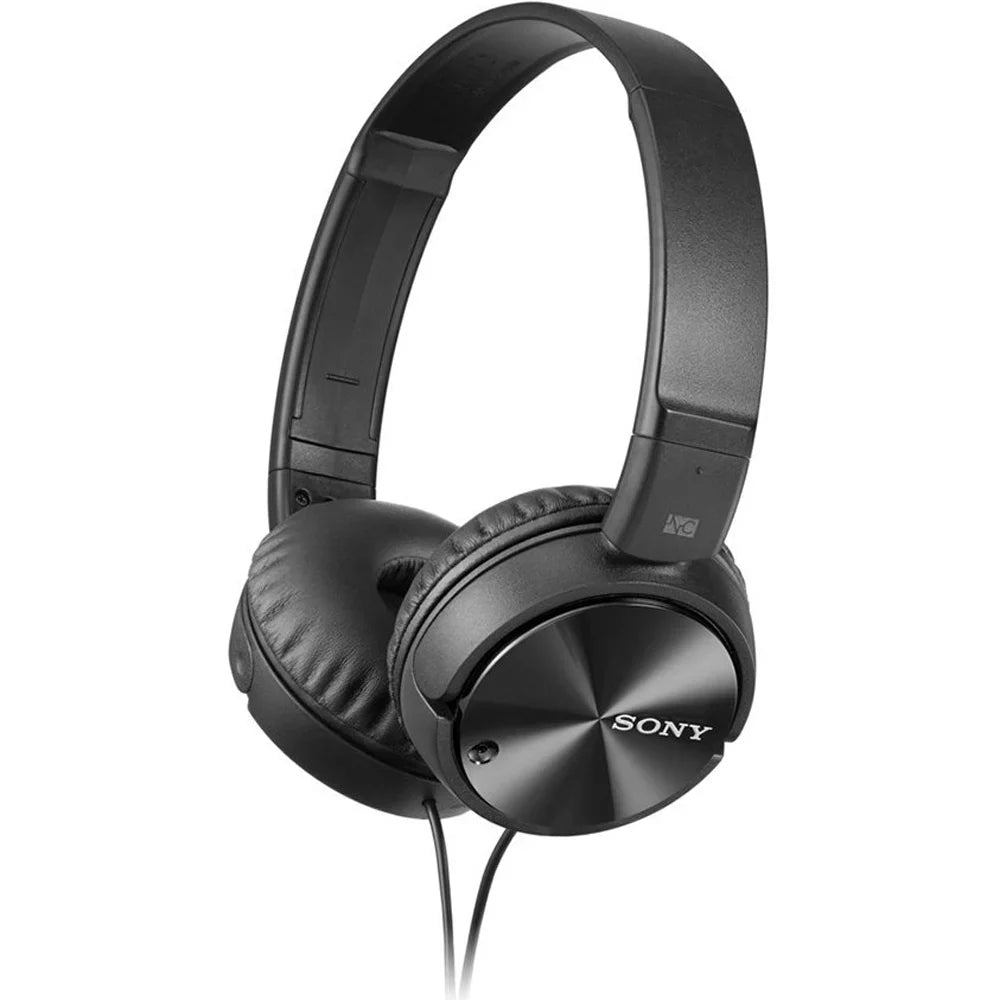 Sony  Noise Cancelling Headphones Extended Battery Life Bundle with Tech Smart  Audio Entertainment Bundle + Deco Essential Drawstring Bag