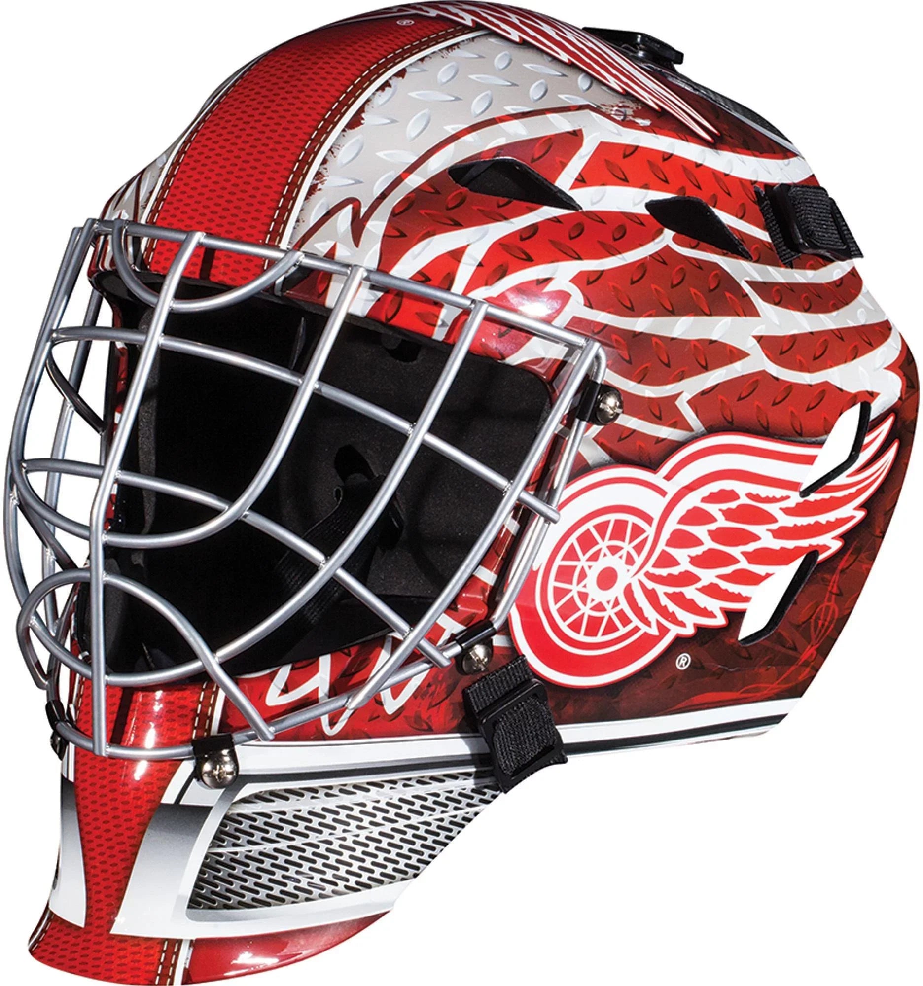 Detroit Red Wings Unsigned Franklin Sports Replica Full-Size Goalie Mask