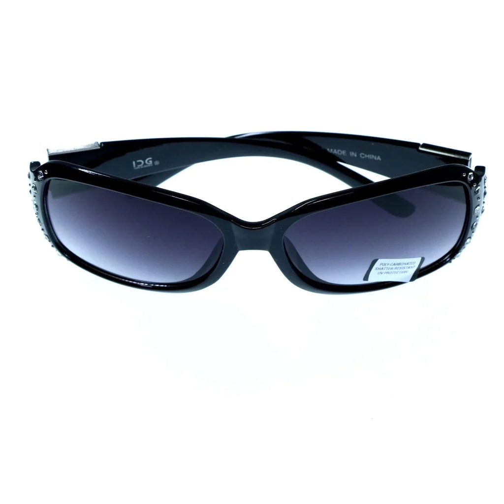 Mi Amore  protection Shatter Resistant Poly carbonate Goggle-Sunglasses Black Frame & Purple Lens