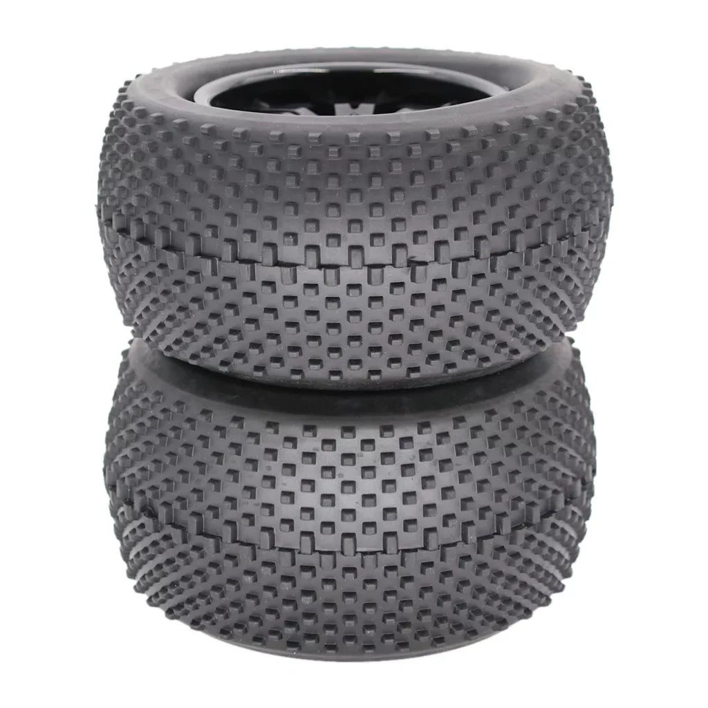 ZiSUGP 2pcs 140mm Truck Wheel Rim and Tire For 1/8 Traxxas    Crawler Car Car Tracks for Men Electric