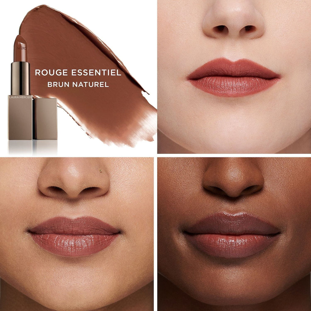 Laura Mercier Rouge Essentiel Silky Cream Lipstick - Brun Naturel - neutral brown