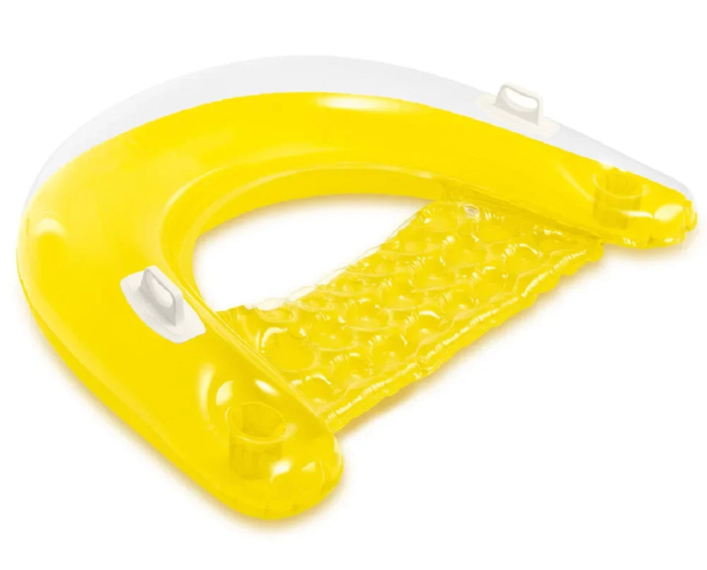 Intex Sit ' Float Inflatable Colorful Floating Pool Lounges 8 Pack (Colors Vary)