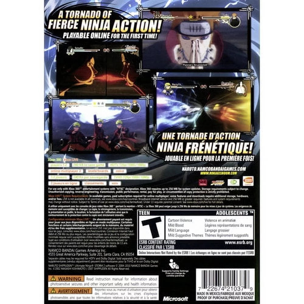 Namco Naruto Shippuden: Ultimate Ninja Storm 2 (Xbox 360) - Video Game