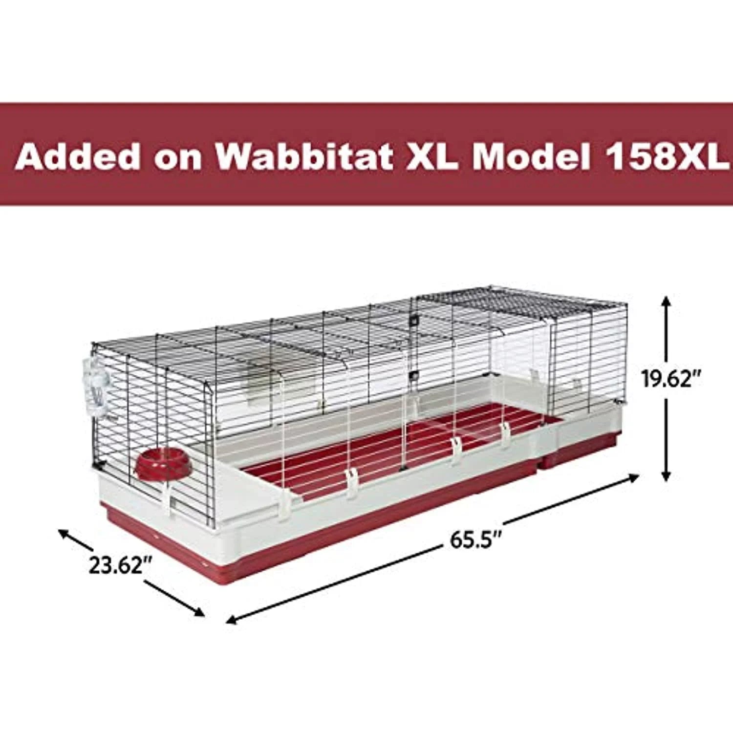 MidWest Homes For Pets 19.75 in. x 23.75 in. Wire Extension for Wabbitat Deluxe Rabbit Home