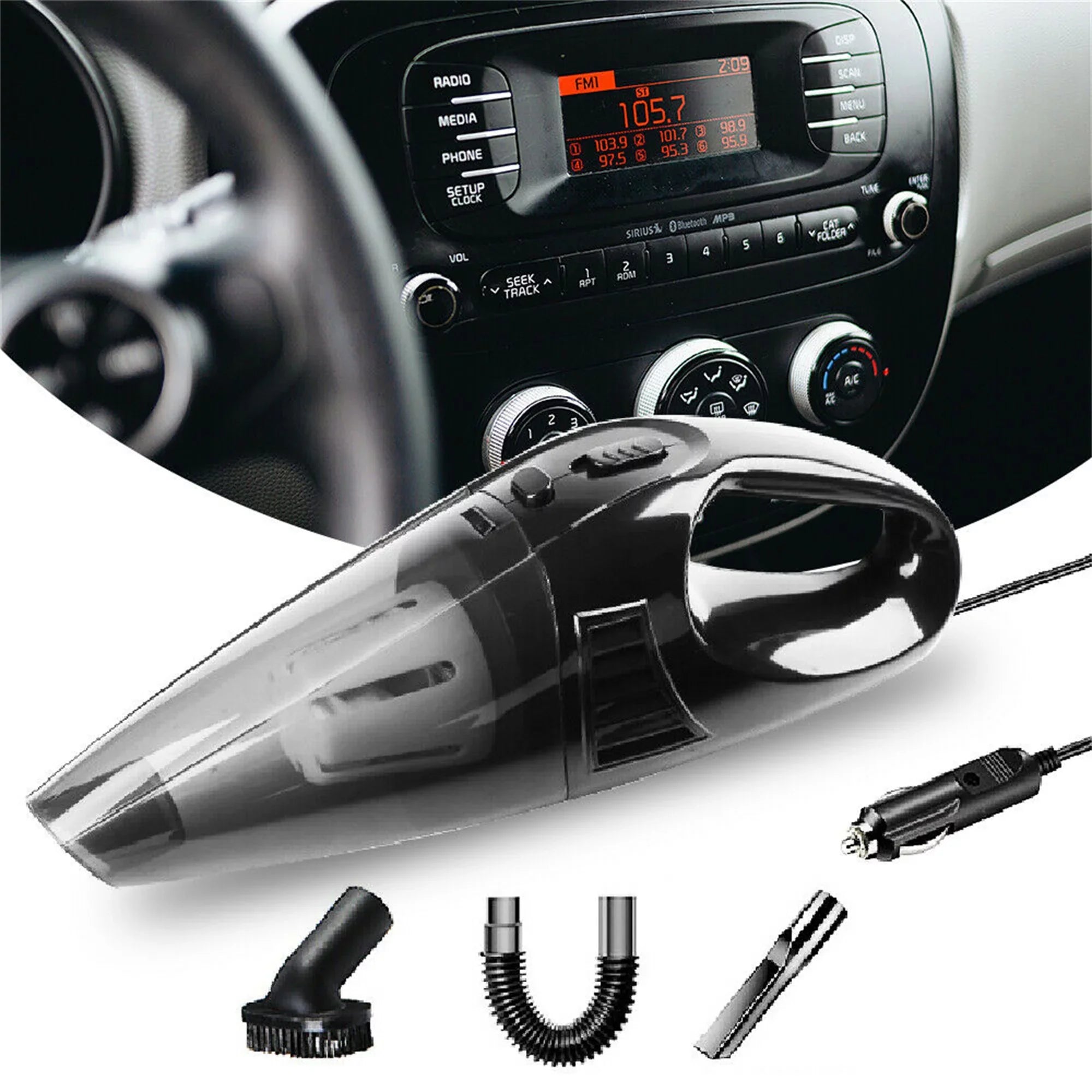 KingShop Car Wireless Vacuum Cleaner Powerful Cyclone Suction Home Portable Handheld Vacuum Cleaning Mini Cordless Vacuum Cleaner