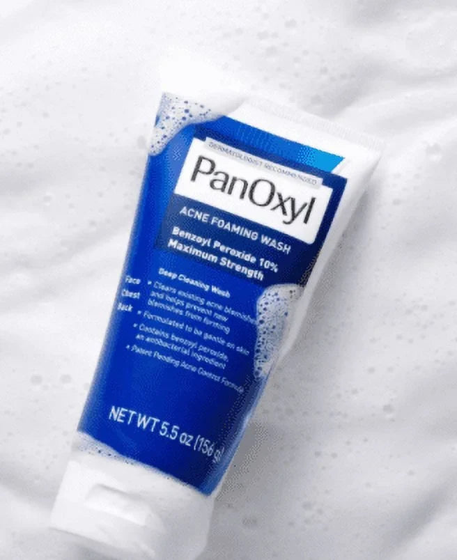 PanOxyl 10% Acne Foaming Wash 5.5 oz (Pack of 2)