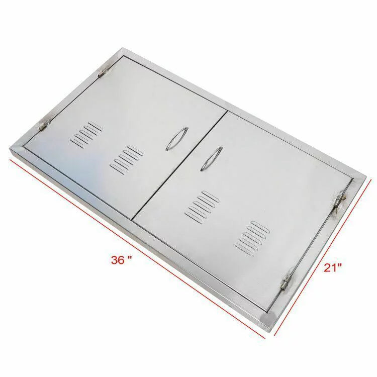 Island Access Doors Stainless Steel Cabinet Kitchen Doors Outdoor 36" x 21"