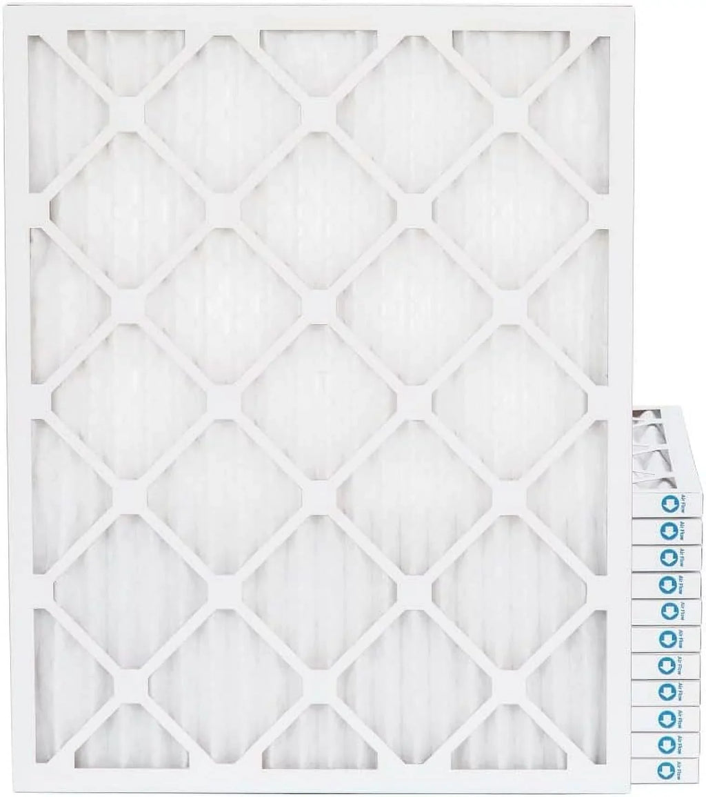 15X20x1  11,  1000 Pleated Furne 1" Air Filters By Pamlico. Case Of 12. Size: 14-1/2  19-1/2  3/4