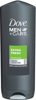 Dove Men+CareBody and Face Wash, Extra Fresh 13.5 oz (Pack of 6)