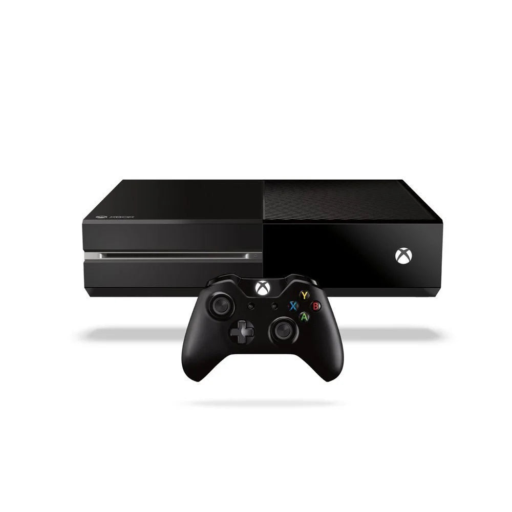 Microsoft Xbox One Original 500GB Gaming Console Black Headset With Mortal Kombat  Game   Bundle Used