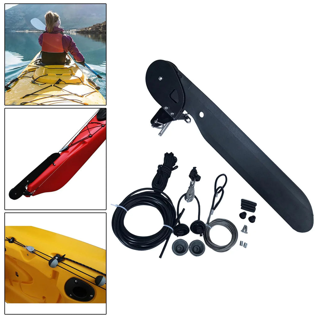 Kayak Boat Rudder Direction Control Steering System for Canoe Fishing