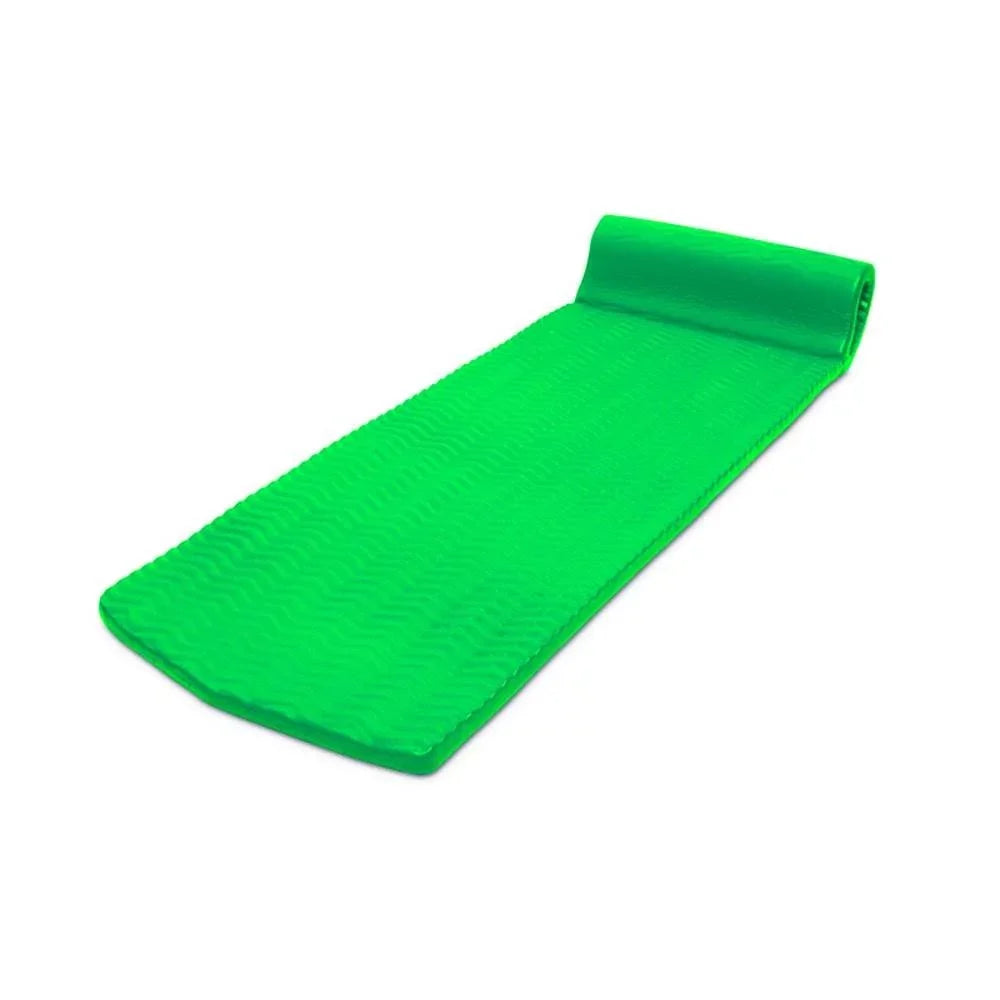 Poolmaster 70758 Soft Tropic Comfort Pool Lounger Mattress Float, Lime Green
