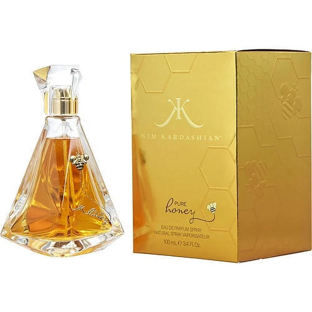Kim Kardashian Pure Honey Eau de Parfum Spray - 3.4 oz - Alluring Floral Blend