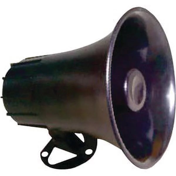All-Weather Mono Trumpet Horn Speaker - 5? Portable  Speaker with 8 Ohms Impedance & 25 Watts Peak Power - 180 Degree Swiveling Adjustable Bracket for Easy Maneuverability - Pyle