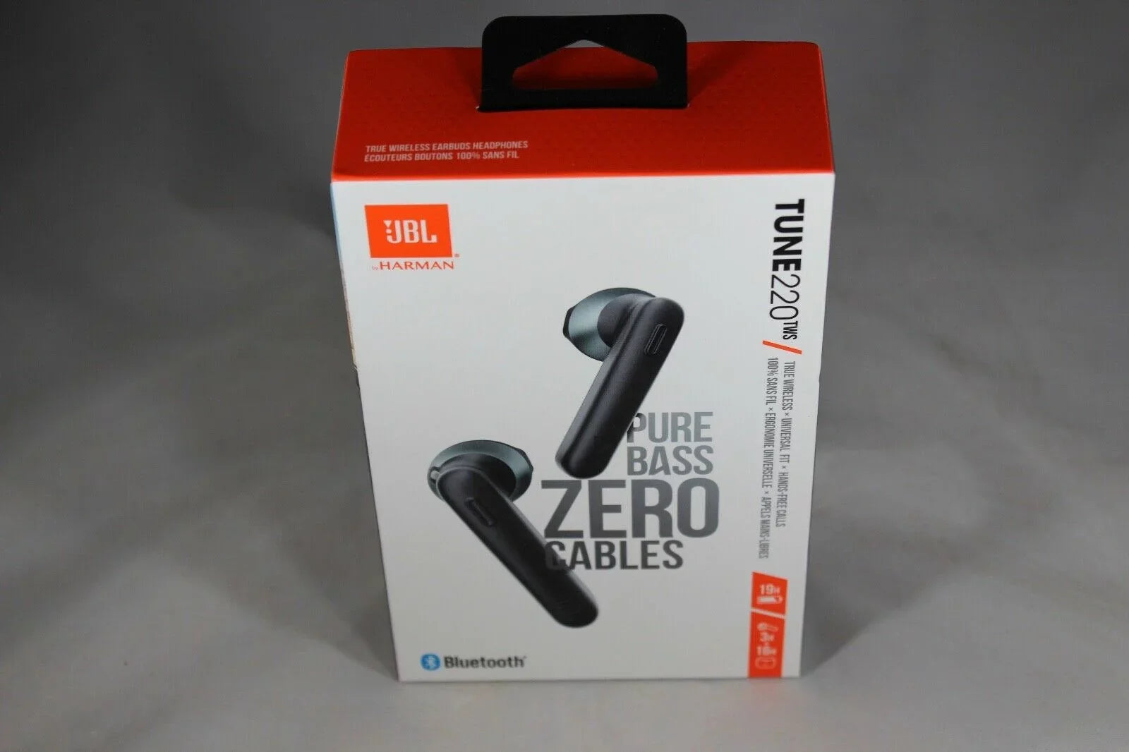 Restored    220TWS - True wireless earphones with mic - in-ear - Bluetooth - black (Refurbished)