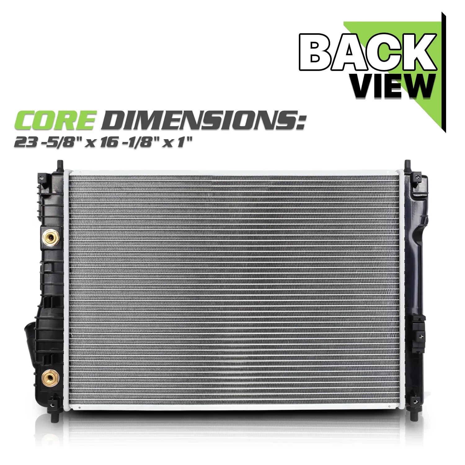 Magshion 13097 Aluminum Radiator  Replacement fit 2009-2011 Chevrolet Aveo&Aveo5/2009-2010 Pontiac /2009 Suzuki Swift+