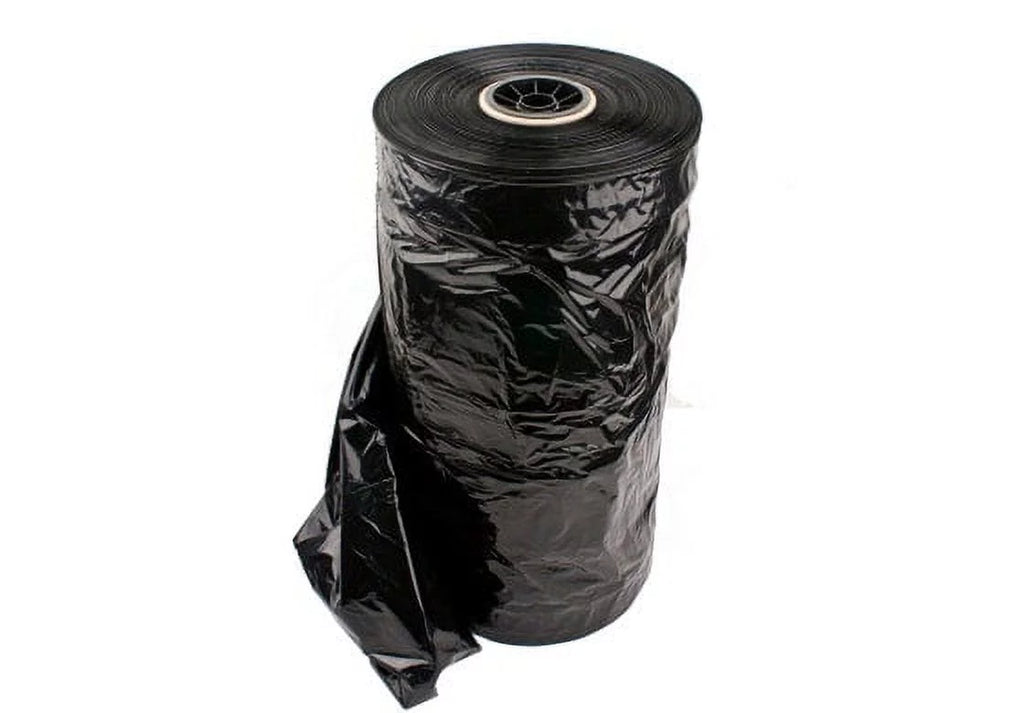 Plastic Super weight garment bags on a roll, 54" , Black - 333/